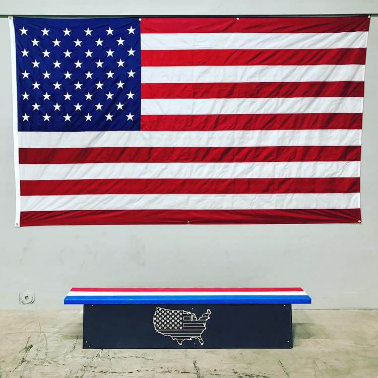 OC Ramps Cody McEntire’s American Bench — skate bench obstacle