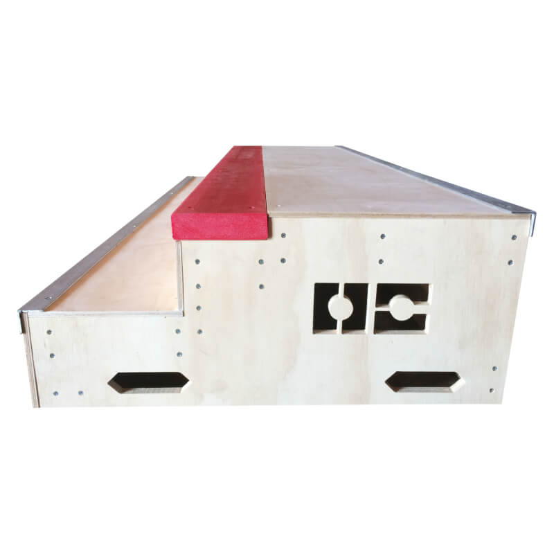 OC Ramps Double Step Ledge — side angle view — skate ledge obstacle