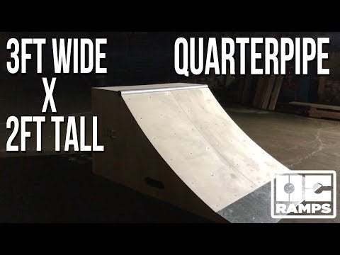 OC Ramps video of Quarter Pipes Ramps – Two 3 Foot