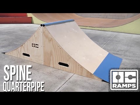 Quarter Pipe Spine Ramp