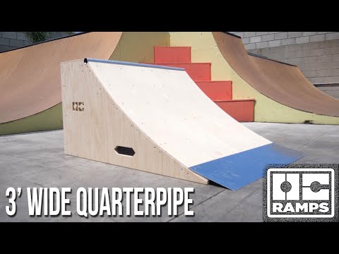 3 Foot Wide Quarter Pipe Ramp