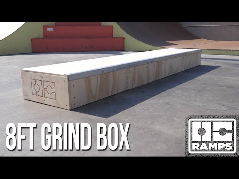 8 Foot Skate Grind Box for Sale | OC Ramps