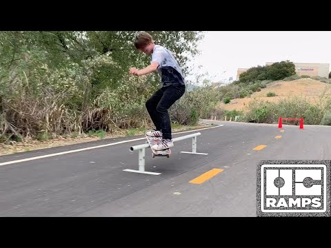 Glow in the Dark 8 Foot Round Skate Rail