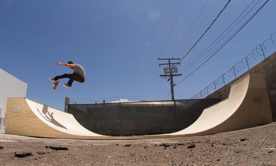 OC Ramps Half Pipe Ramp – 12ft Wide with extension