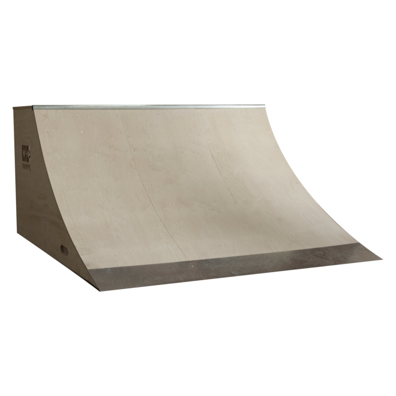 Quarter Pipe Ramp – 8 Foot Wide with metal plate by OC Ramps