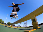 OC Ramps 24k Gold Rail — top-down view — skateboard grind rail for backyard
