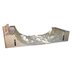 OC Ramps Halfpipe 5′ Tall — rear view — backyard half pipe ramp kit