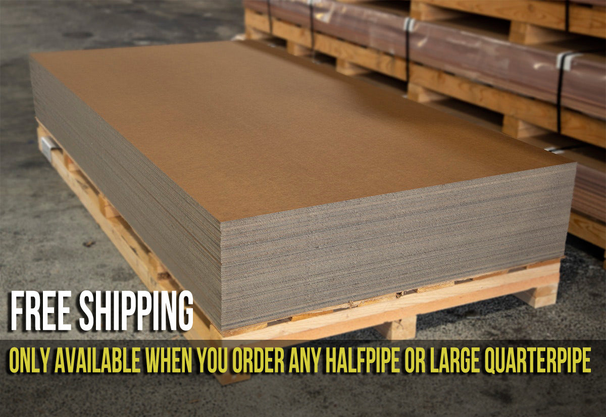 OC Ramps Skatelite 4ft x 8ft — shipping packaging detail — Skatelite professional ramp surface