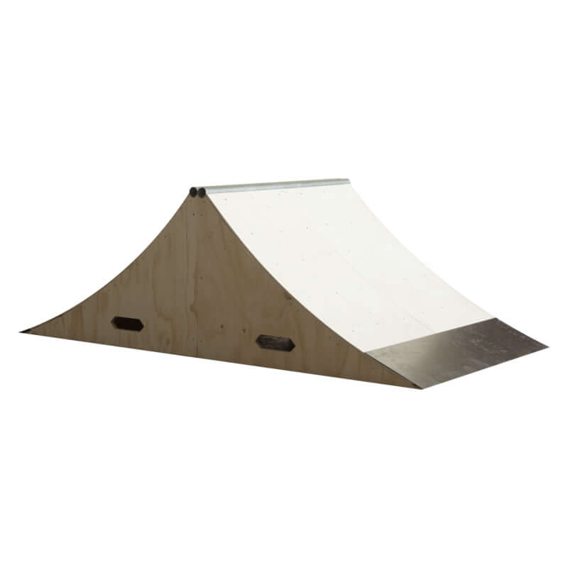 OC Ramps Quarter Pipe Ramp – Spine — rear view — backyard quarter pipe ramp kit