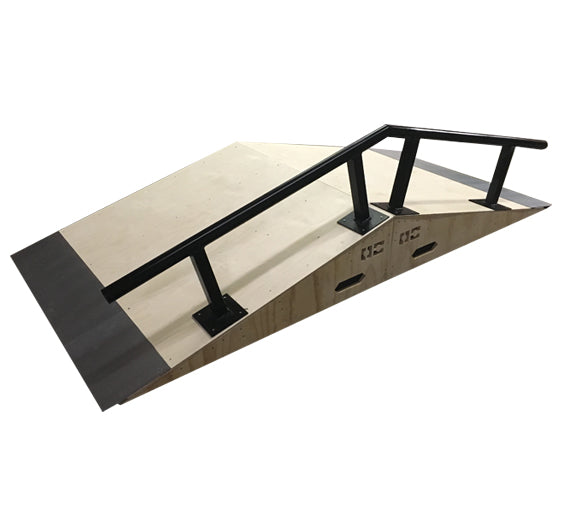 OC Ramps Bump to Rail — rear view — grind rail skate obstacle