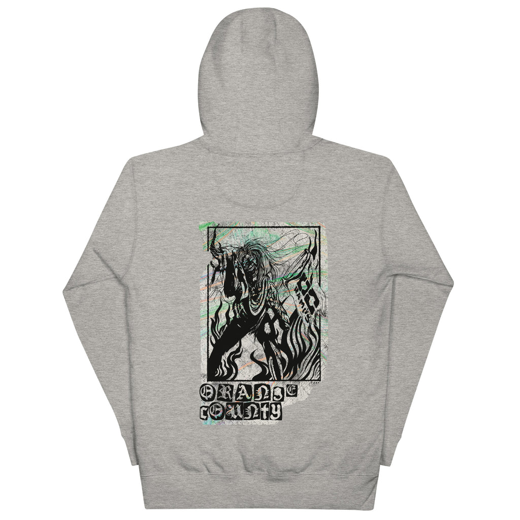 OC Ramps Fulgor Hoodie — rear view — OC Ramps skate brand hoodie