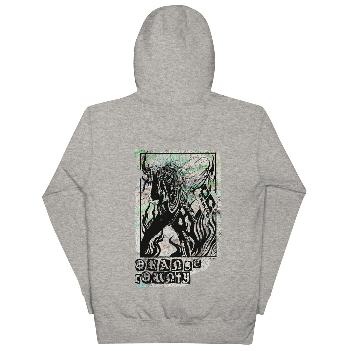 OC Ramps Fulgor Hoodie — rear view — OC Ramps skate brand hoodie