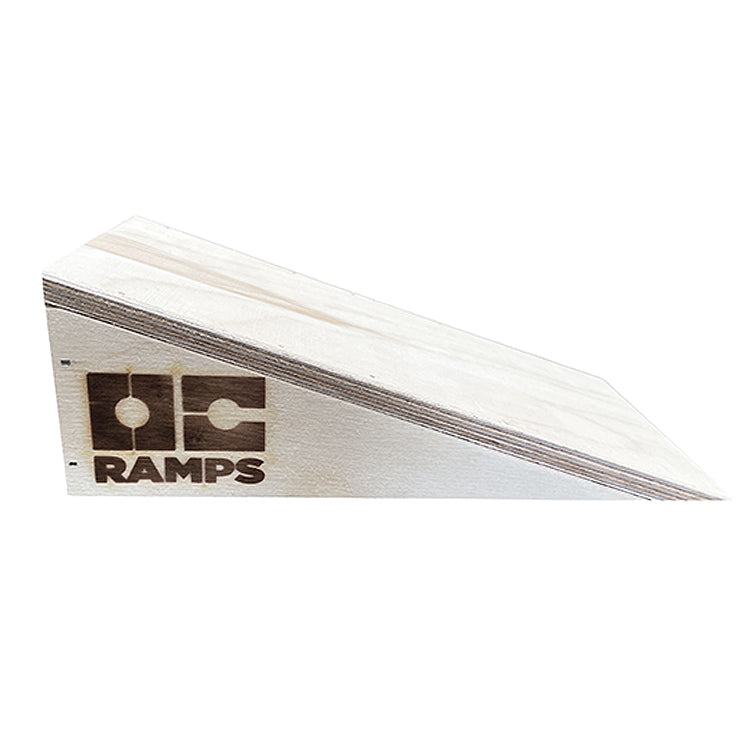 OC Ramps Fingerboard Wedge Bump Ramp — side angle view — skateboard bump obstacle