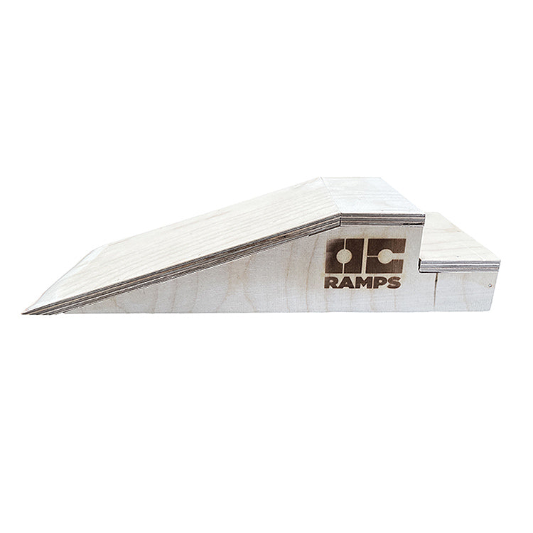 OC Ramps Fingerboard Bump to Stairs — side angle view — skateboard bump obstacle