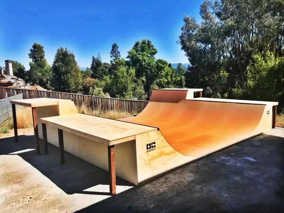 Full Backyard Skate Ramp Setups